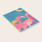 Midnight Flamingos Notebook Gallery Image 3