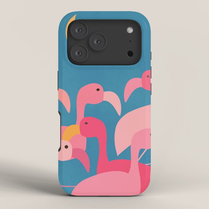 Midnight Flamingos iPhone Case Gallery Image 3