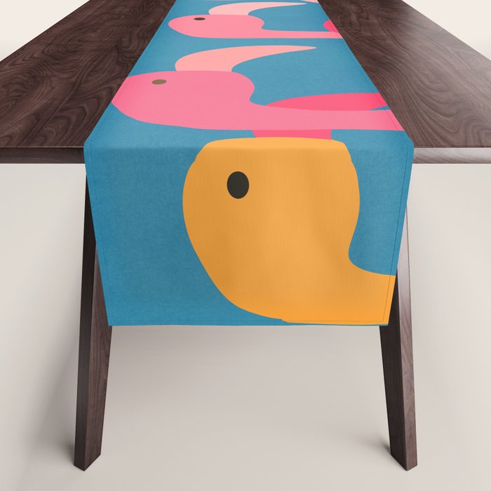 Midnight Flamingos Table Runner Gallery Image 1
