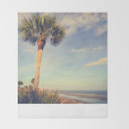 Palm Tree Paradise Throw Blanket Gallery Image 2