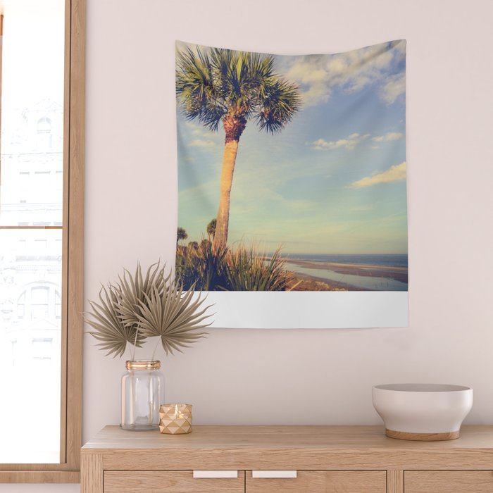Palm Tree Paradise Wall Tapestry Gallery Image 2