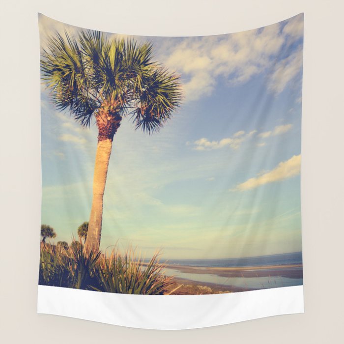 Palm Tree Paradise Wall Tapestry Gallery Image 1