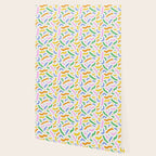 Fun colorful line doodle art pattern Wallpaper Gallery Image 2
