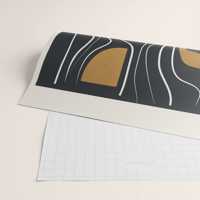 Minimal Abstract Form 3 Wrapping Paper Gallery Image 2