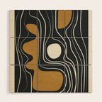 Minimal Abstract Form 3 Wood Wall Art Gallery Image 1