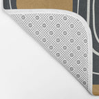 Minimal Abstract Form 3 Bath Mat Gallery Image 2