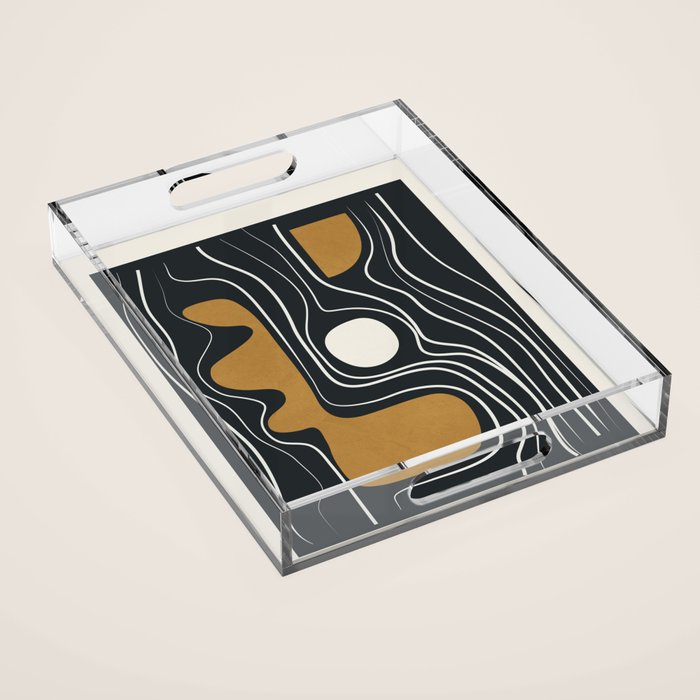 Minimal Abstract Form 3 Acrylic Tray Gallery Image 1