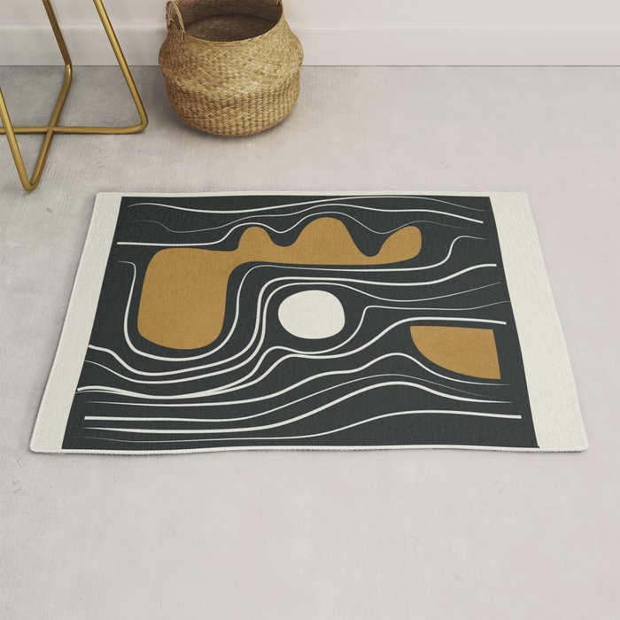 Minimal Abstract Form 3 Rug Gallery Image 1