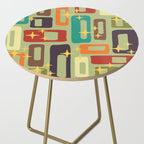 Retro Mid Century Modern Abstract Pattern 225 Side Table Gallery Image 2