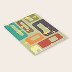 Retro Mid Century Modern Abstract Pattern 225 Notebook Gallery Image 2
