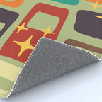 Retro Mid Century Modern Abstract Pattern 225 Rug Gallery Image 4