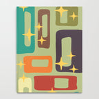 Retro Mid Century Modern Abstract Pattern 225 Notebook Gallery Image 4