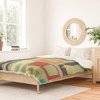 Retro Mid Century Modern Abstract Pattern 225 Duvet Cover Gallery Image 2