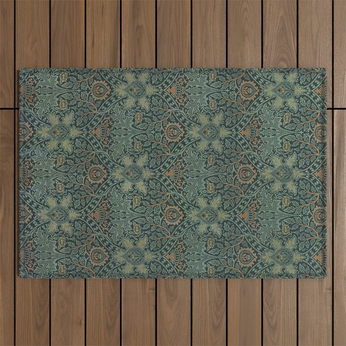 william morris Outdoor Rug Gallery Image 1