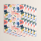 Abstract organic nature art pattern Wrapping Paper Gallery Image 3