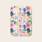 Abstract organic nature art pattern Bath Mat Gallery Image 1