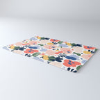 Abstract organic nature art pattern Rug Gallery Image 3