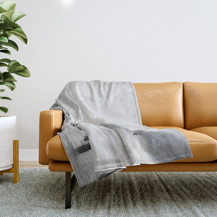 Dog Beach Throw Blanket Gallery Image 1