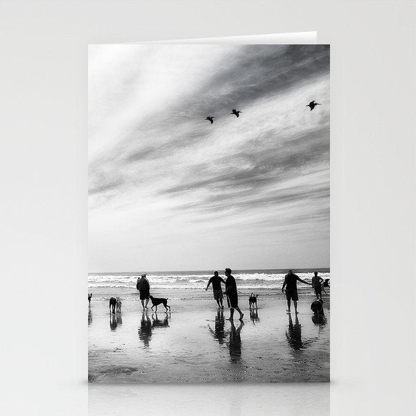 Dog Beach Stationery Card Gallery Image 1