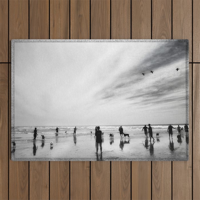 Dog Beach Outdoor Rug Gallery Image 1