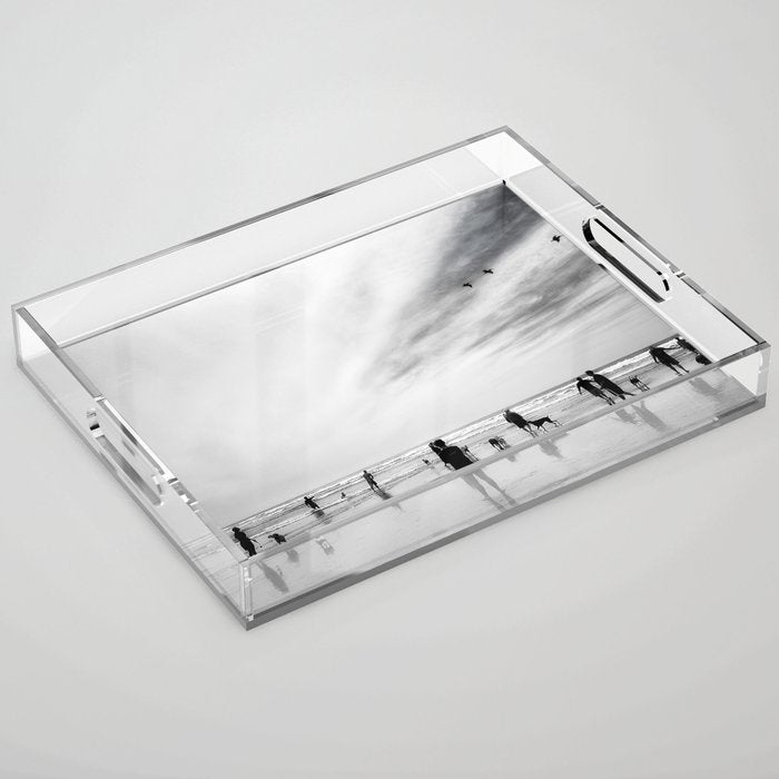 Dog Beach Acrylic Tray Gallery Image 1
