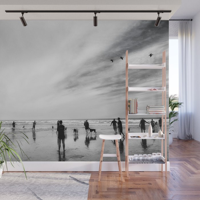 Dog Beach Wall Mural