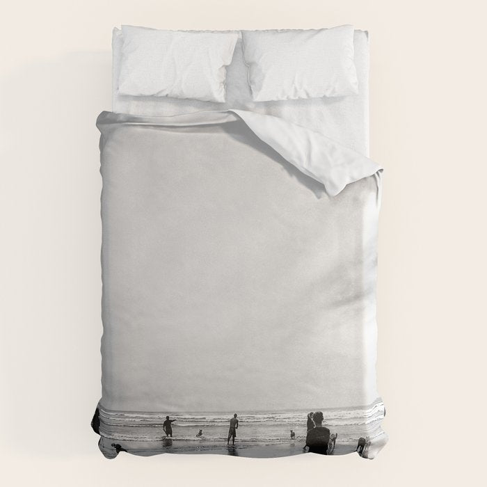 Dog Beach Duvet Cover Gallery Image 1