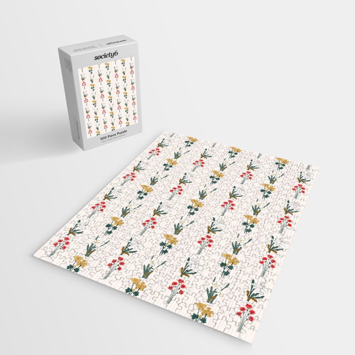 Israel Wildflowers Stripe Jigsaw Puzzle Gallery Image 2