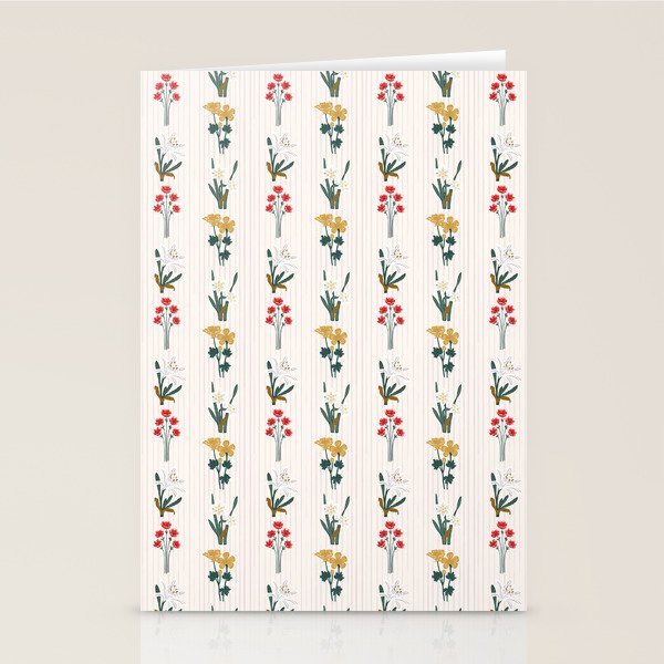 Israel Wildflowers Stripe Stationery Card Gallery Image 2