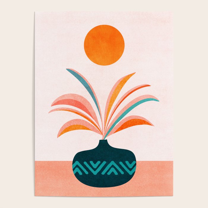 Sun Worship Colorful Plant Illustration Poster Gallery Image 4