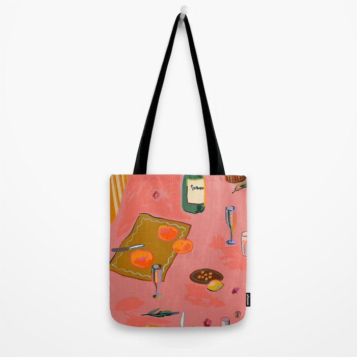 TANGERINES AND CHAMPAGNE Tote Bag Gallery Image 2