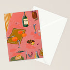 TANGERINES AND CHAMPAGNE Stationery Card Gallery Image 2