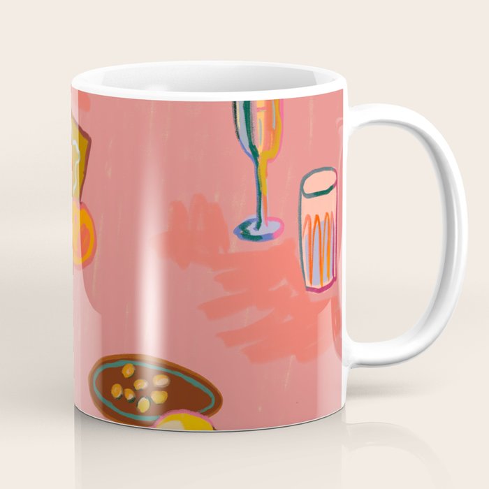 TANGERINES AND CHAMPAGNE Coffee Mug Gallery Image 1