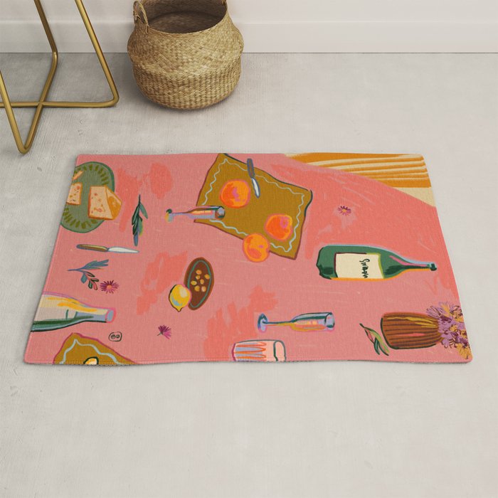 TANGERINES AND CHAMPAGNE Rug Gallery Image 1