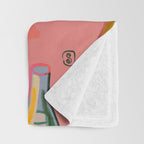 TANGERINES AND CHAMPAGNE Throw Blanket Gallery Image 3