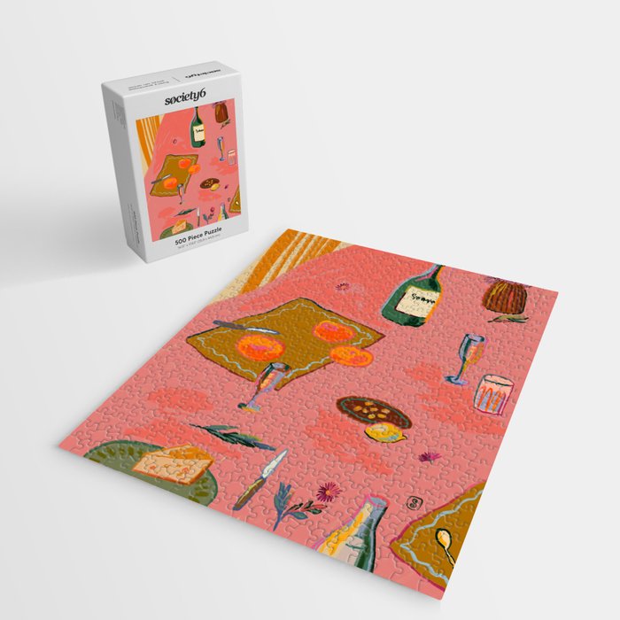 TANGERINES AND CHAMPAGNE Jigsaw Puzzle Gallery Image 2