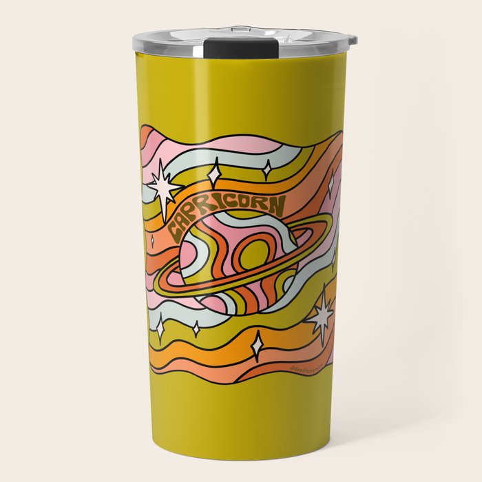 Capricorn Planet Travel Mug Gallery Image 1