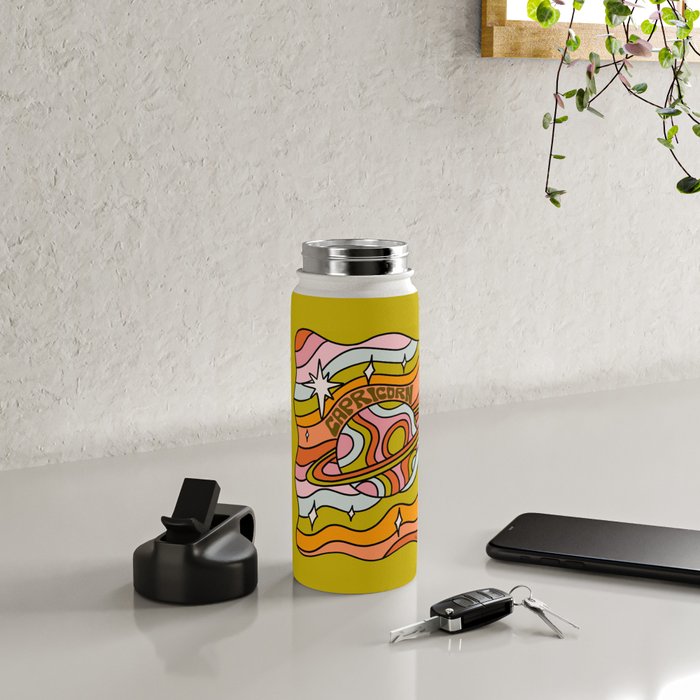 Capricorn Planet Water Bottle Gallery Image 4