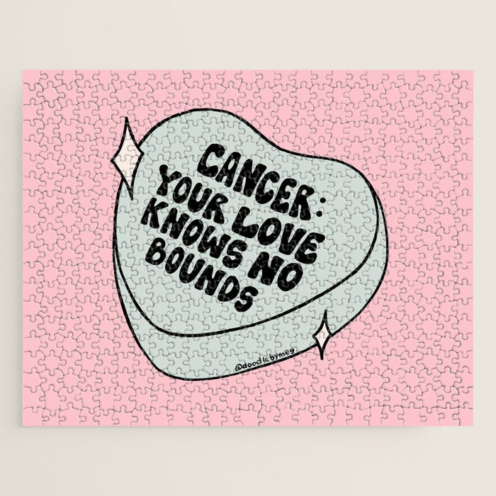 Cancer Conversation Heart Jigsaw Puzzle Gallery Image 1