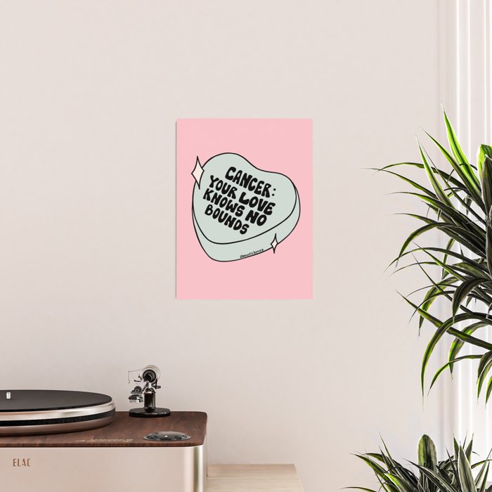 Cancer Conversation Heart Poster Gallery Image 2