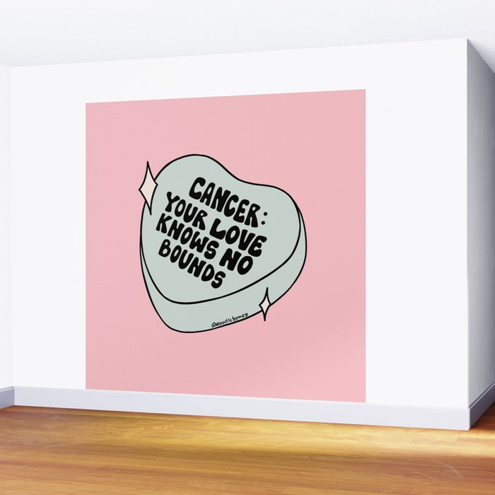 Cancer Conversation Heart Wall Mural Gallery Image 2