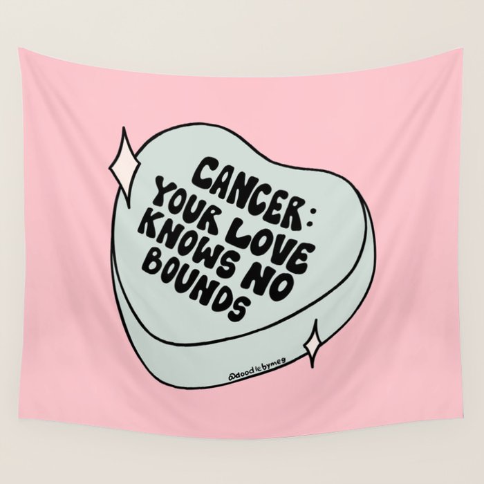Cancer Conversation Heart Wall Tapestry Gallery Image 4