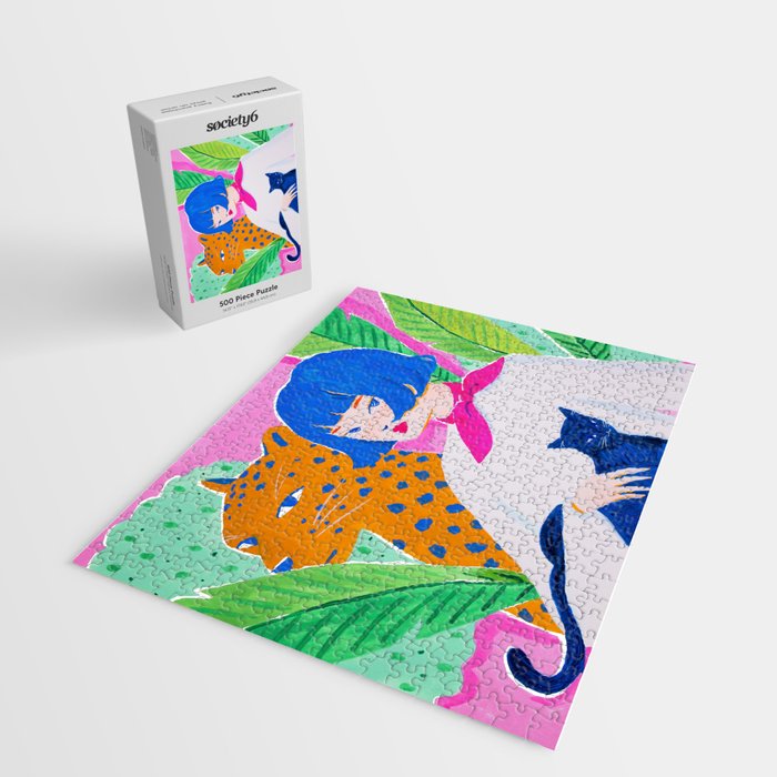 Cat Lady Jigsaw Puzzle Gallery Image 2
