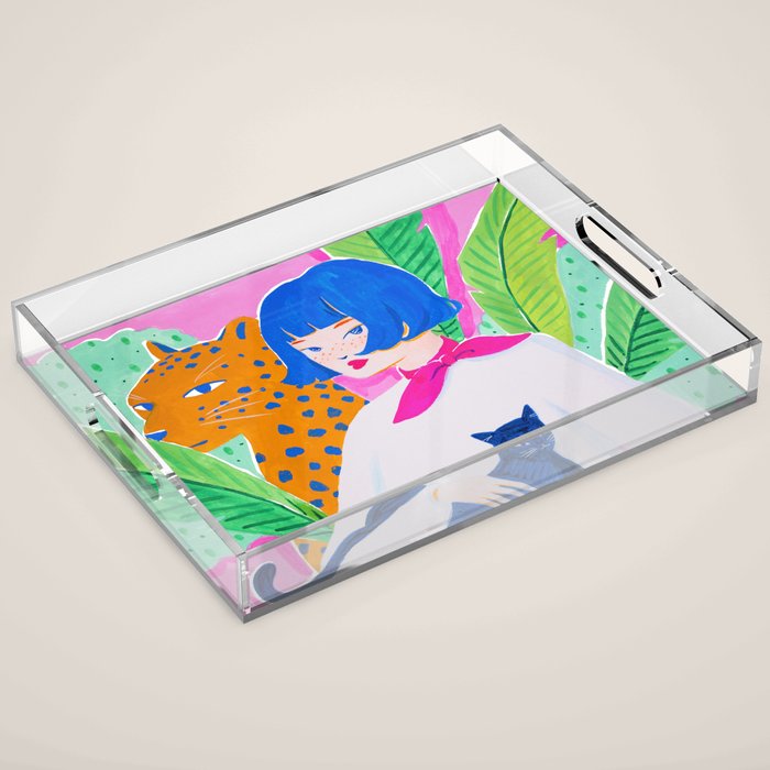 Cat Lady Acrylic Tray Gallery Image 1