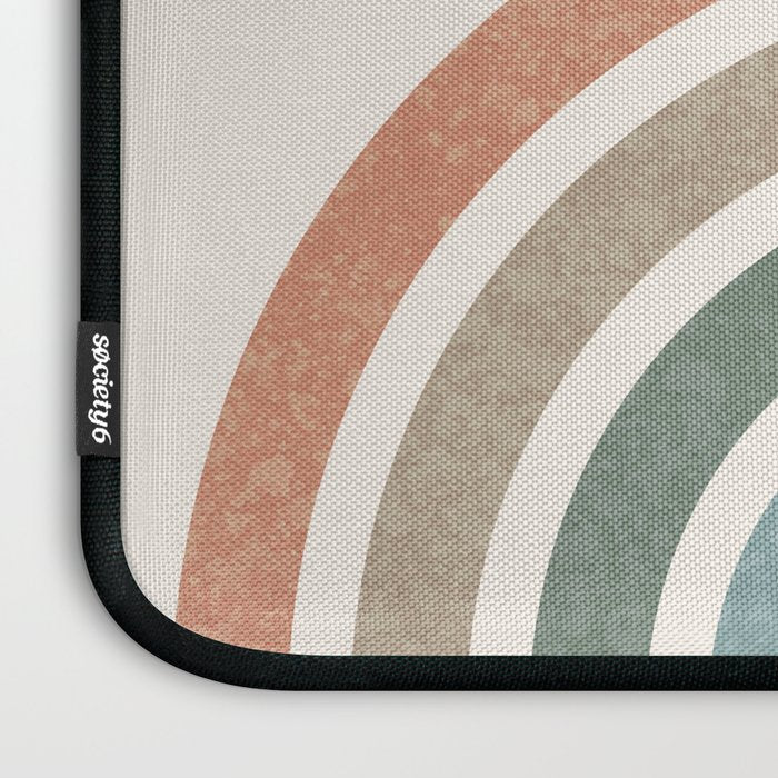 Mid-Century Modern Rainbow Laptop Sleeve Gallery Image 3