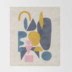 Sunny Blues Throw Blanket Gallery Image 2