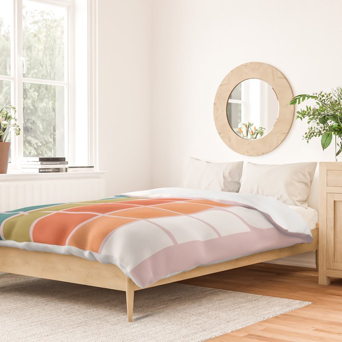 Colorful Changing Shapes Duvet Cover Gallery Image 2