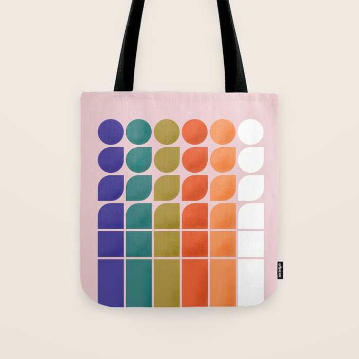 Colorful Changing Shapes Tote Bag Gallery Image 1