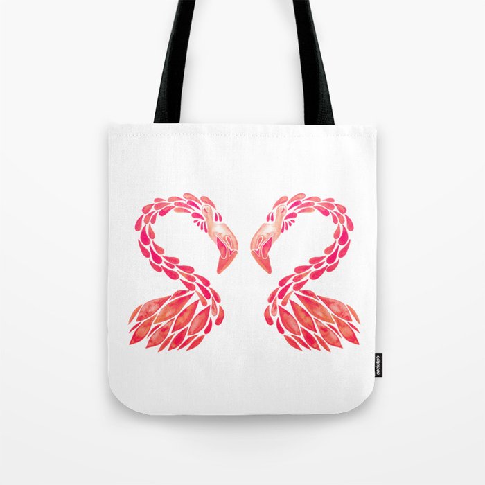 Miami Flamingo - Pink OmbrÃ© Tote Bag Gallery Image 1