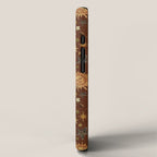 Vintage Star Collage Print in Rust iPhone Case Gallery Image 2